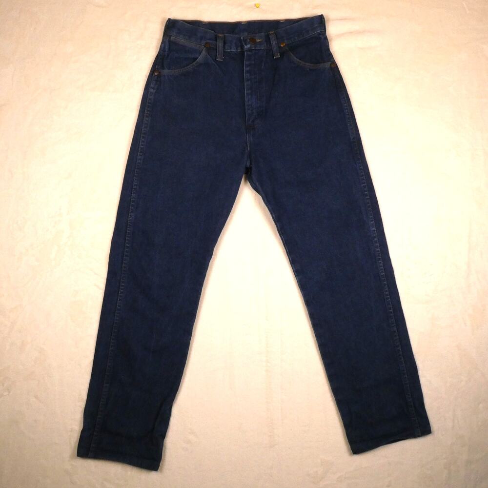 Wrangler Cowboy Cut Slim Fit Jeans Size 11x34 Medium Wash Cowgirl Western Denim